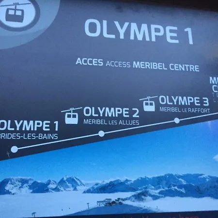 Les 3 Marmottes, 12 Personnes, Jacuzzi Dağ evi Courchevel